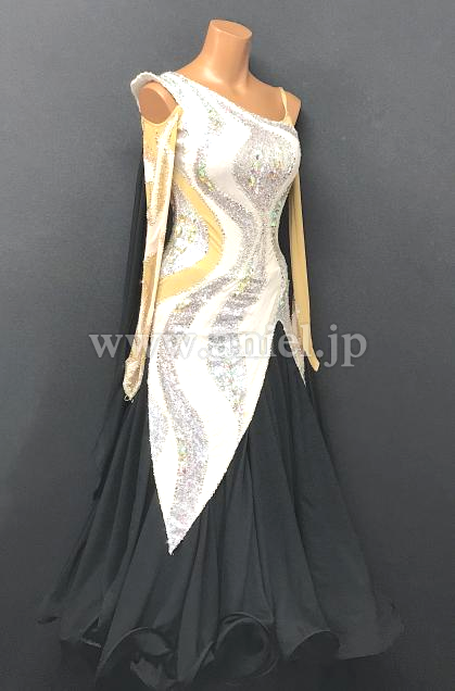 M7322・薄ピンク&黒【タカダンス】※試着不可