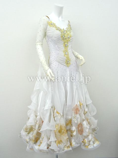 M4387・白&花柄※試着不可