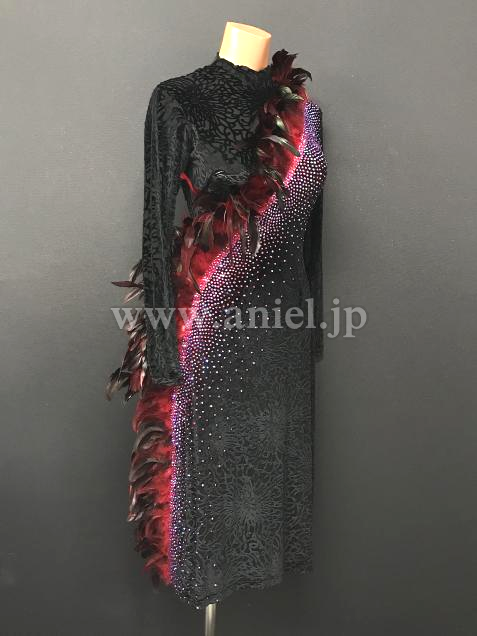 L6339・黒&赤羽根