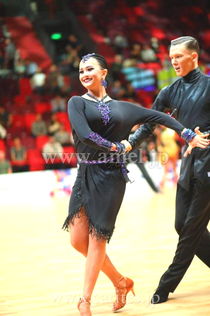 L6350・【ARTI】ブラック&パープル