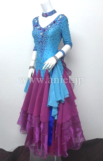 M6632・水色&紫※試着不可