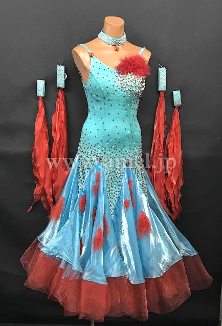 M8121・水色&赤※試着不可