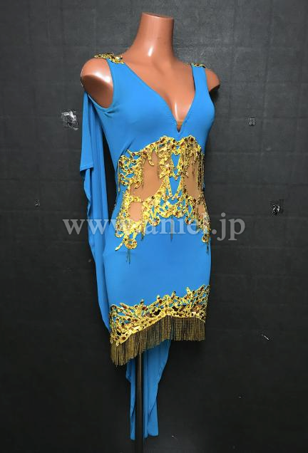 AL2552・【Abraham Martinez】ターコイズブルー&ゴールド