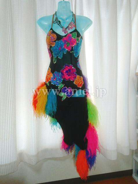 L3744・黒&カラフル