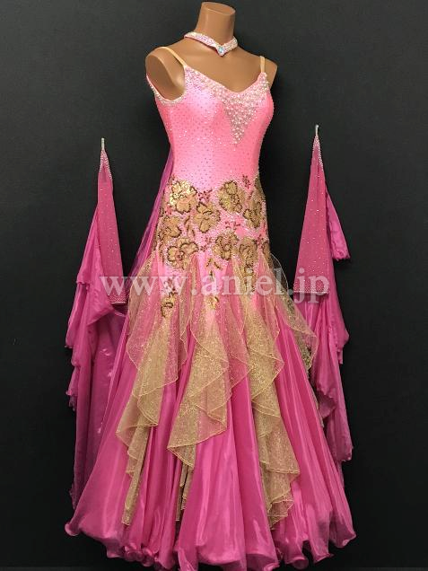 M7340・ピンク&ゴールド※試着不可