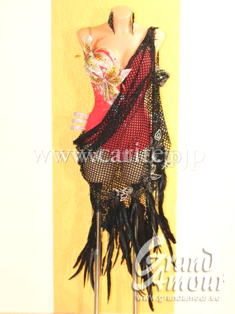L4972・【Grand Amour】タンゴフレア&黒ネット