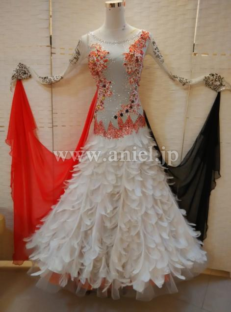 M3217・【Chirsanne】白&赤黒※試着不可