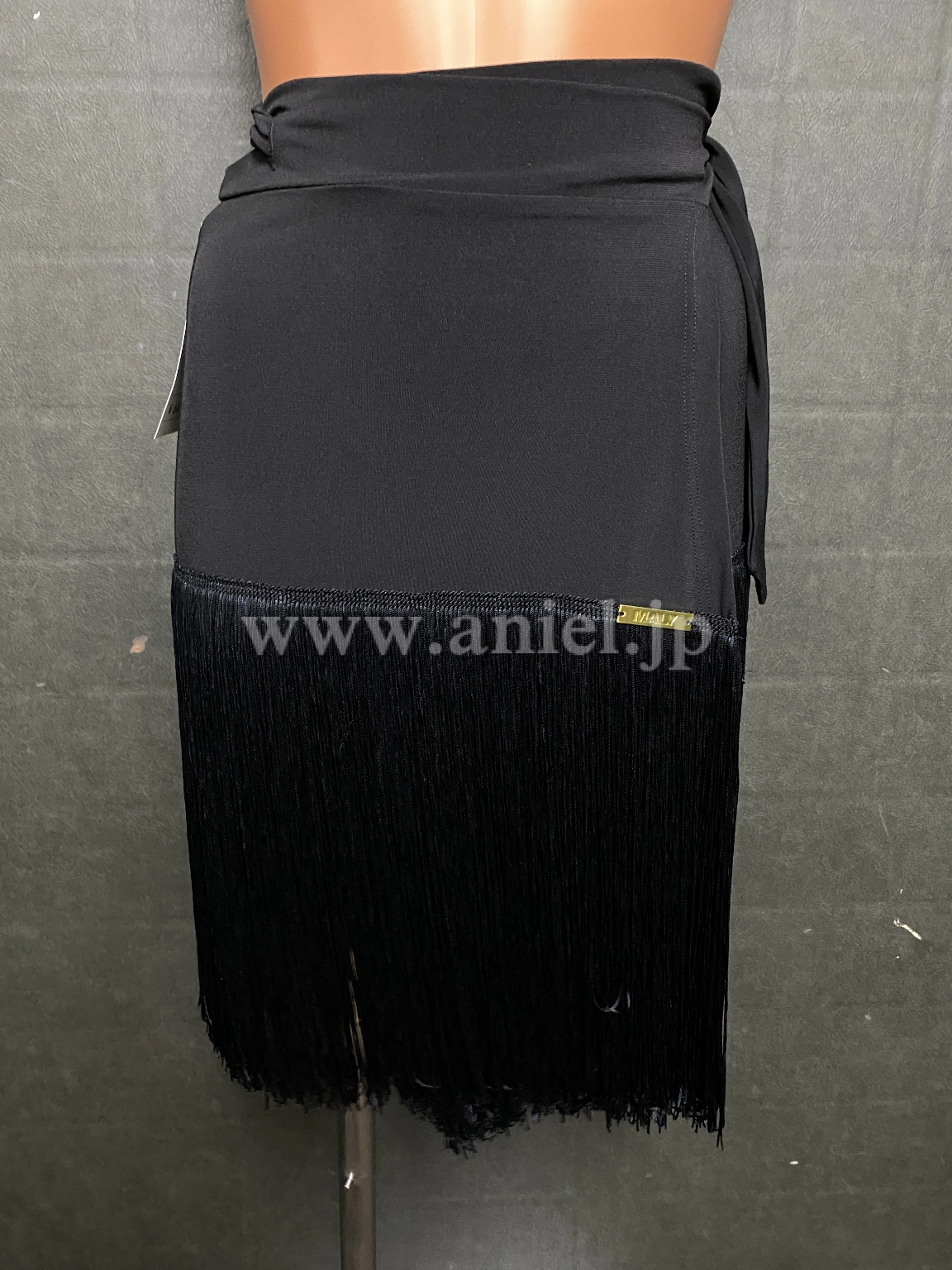 【MALY】黒スカート4351【中古】