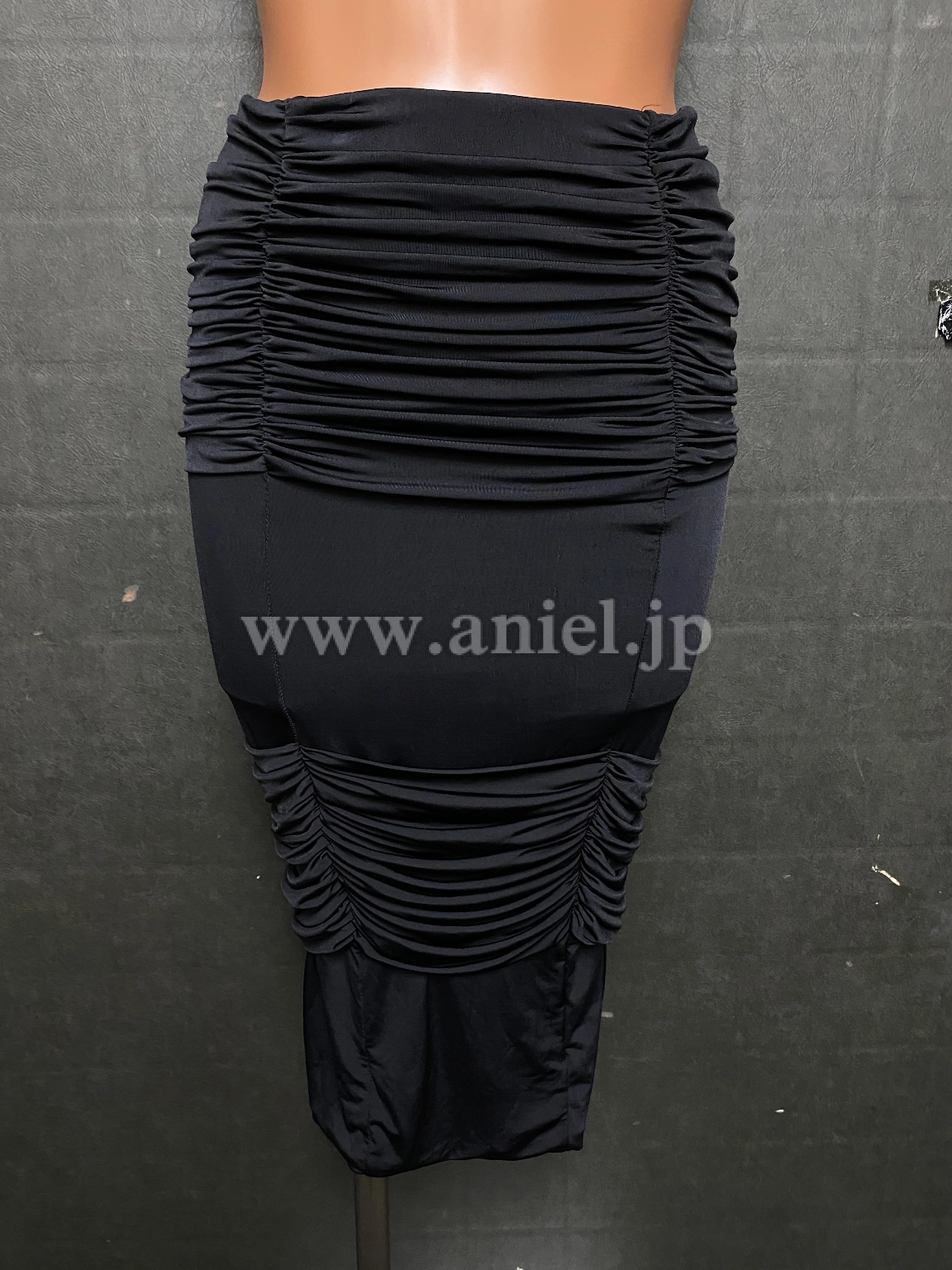 【エスパン】黒スカート2523【中古】