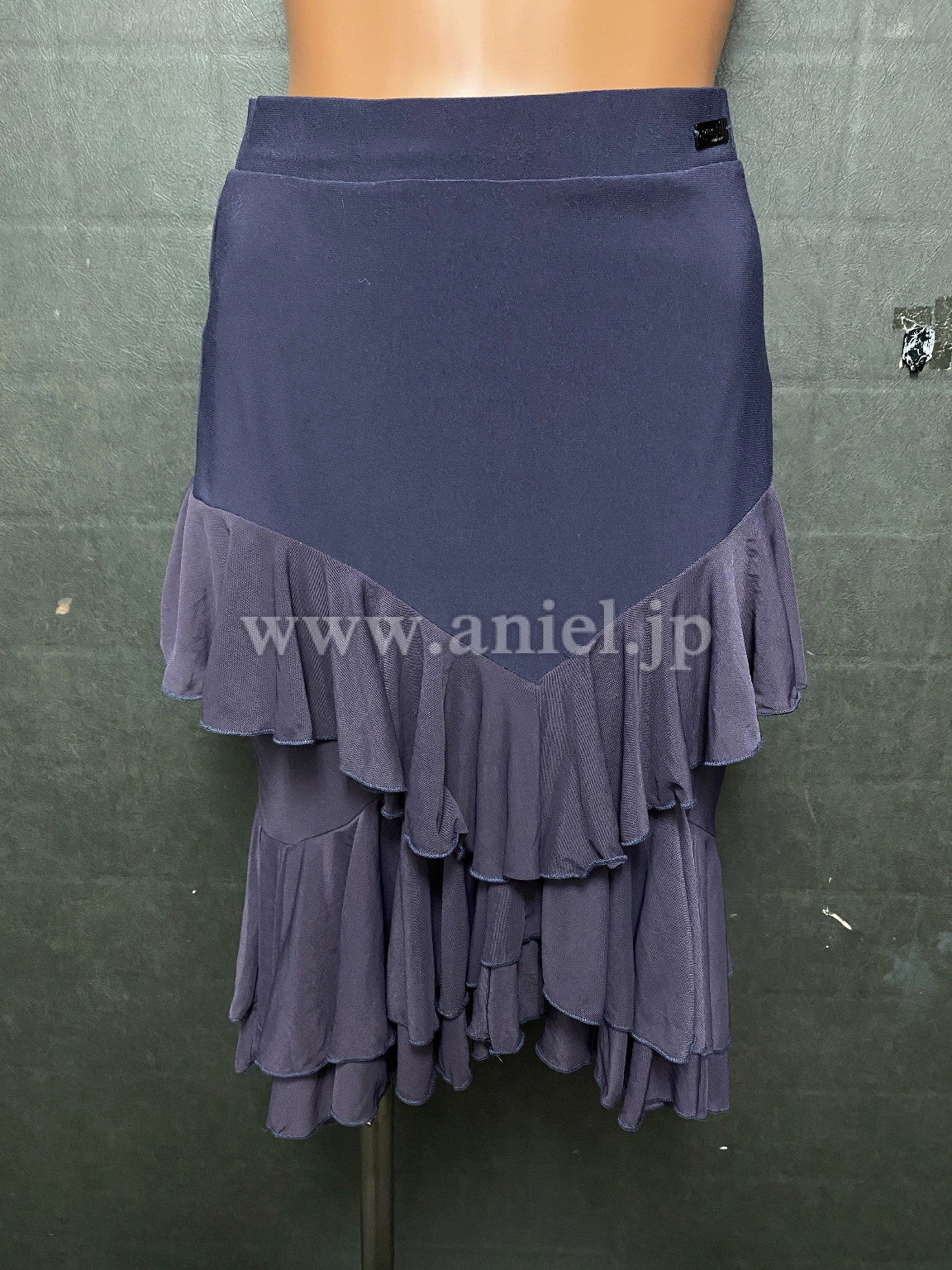 【gentil】紫スカート4174【中古】