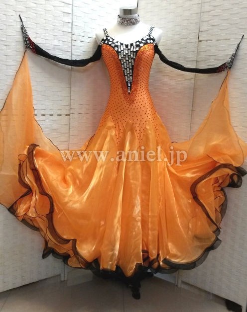 M2599・オレンジ&黒