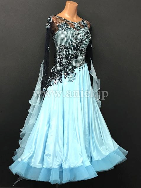 M6995・【gentil】水色&ネイビー