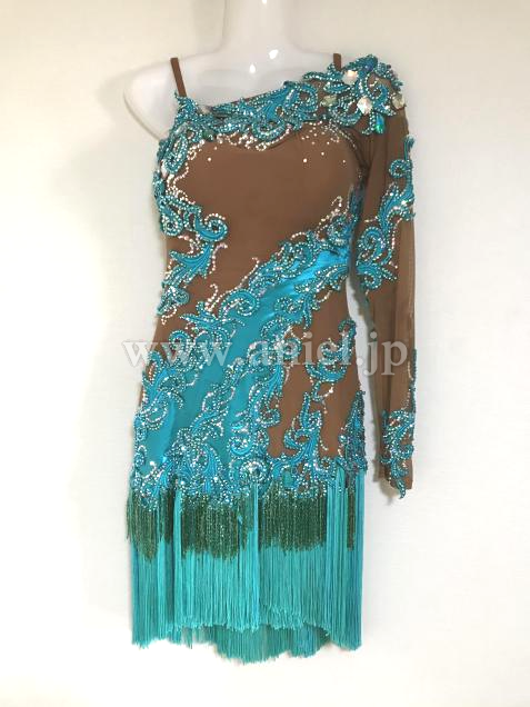 L5447・エメラルドグリーン【タカダンス】※試着不可 