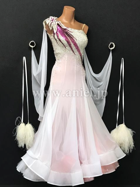 M6943・【ロビンフッド】白&ピンク