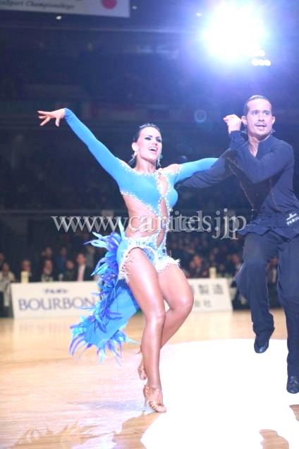 L4977・【Abraham Martinez】青羽根【マルティナ着用】