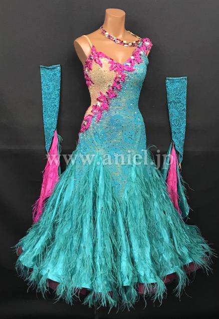 M8159・【チャコット】ジェード&ピンク