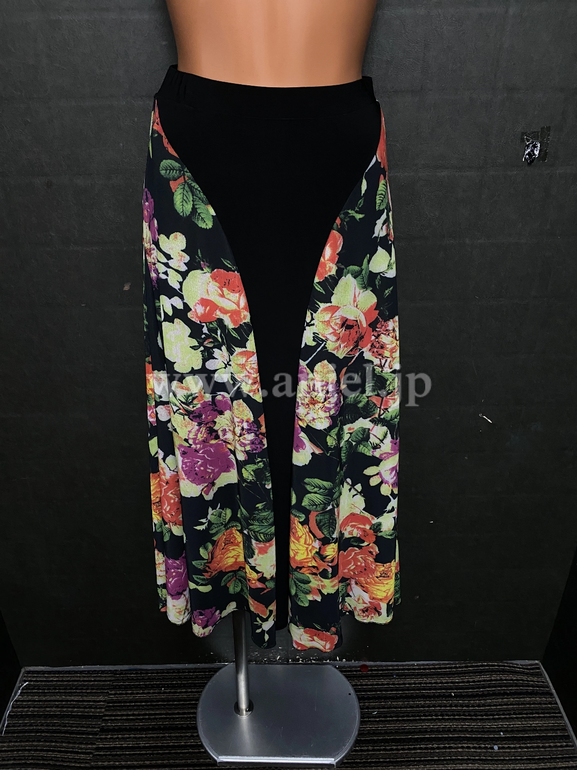 【gentil】花柄スカート3614【中古】
