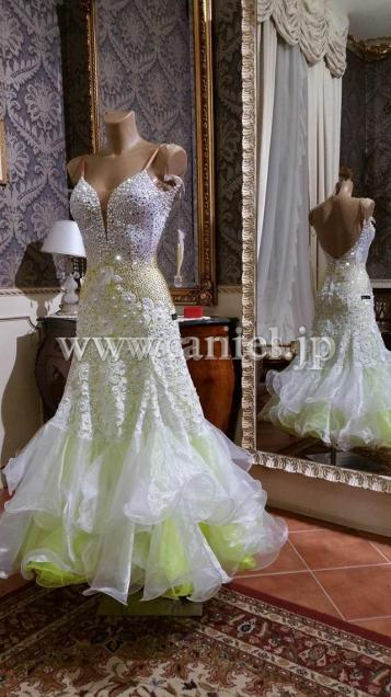 M5301・【Silvia design】白レモンイエロー