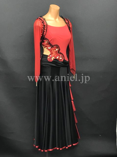 L6760・赤&黒パソドレス※試着不可