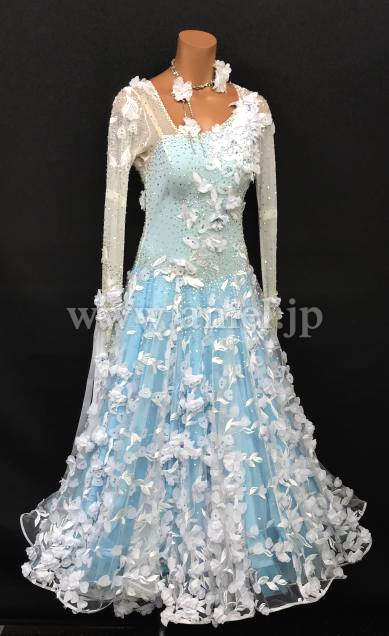 M8163・【タカダンス】白&水色