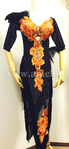 L2782・黒&オレンジ※試着不可