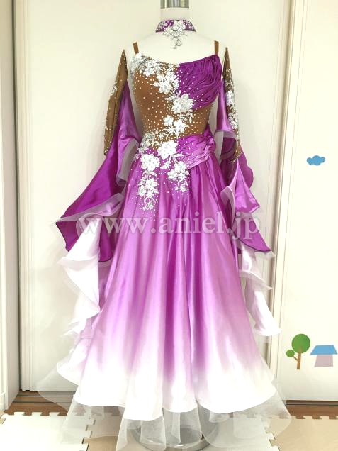 M3847・紫&白※試着不可