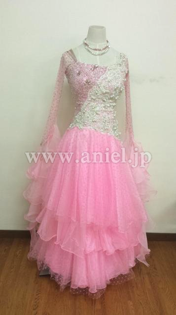 M3863・ピンク&白