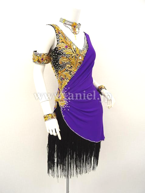 L3752・紫&黒※試着不可