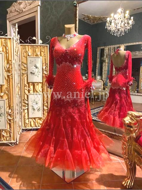 M7663・【Silvia Design】赤