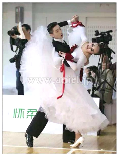 M4744・白&薔薇※試着不可