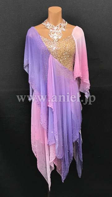 L6773・【gentil】 ピンク&紫