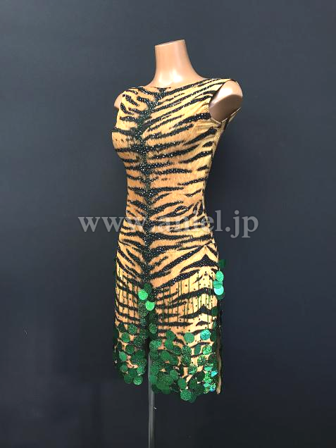 L6365・トラ柄&緑