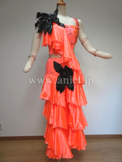 L2796・【半額セール】・オレンジ&黒※試着不可