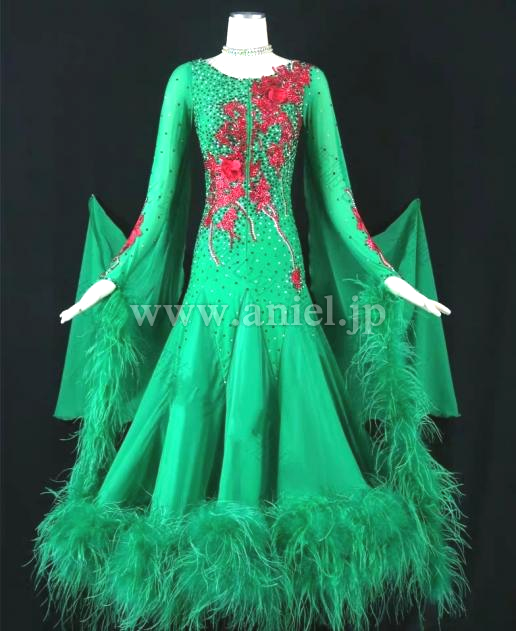 M6126・緑&赤※試着不可