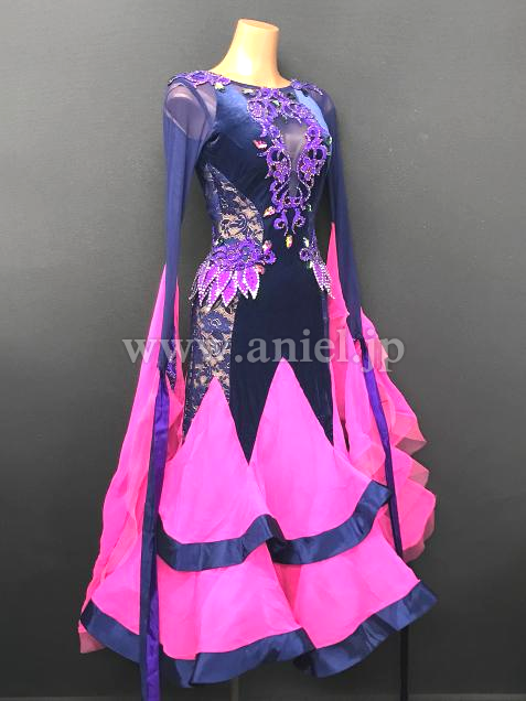 M7361・【THE ONE】ネイビー&ピンク