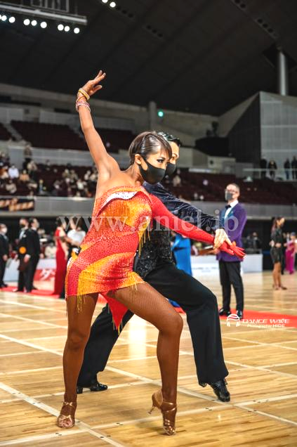 L6370・【Grand Amour】赤&オレンジ&黄