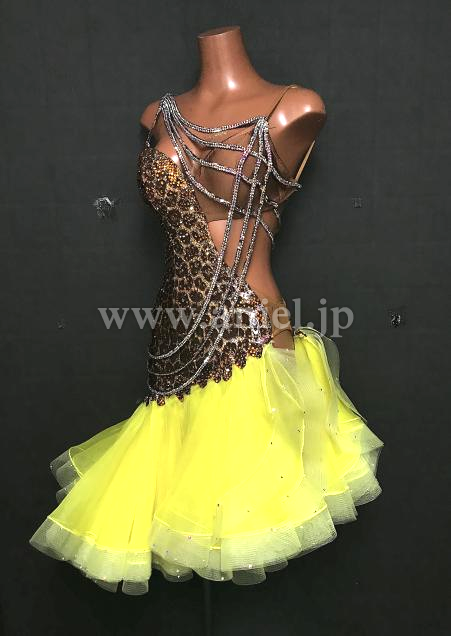 L6485・豹柄&黄色 