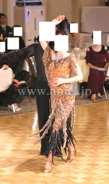 L2353・豹柄&オレンジ※試着不可