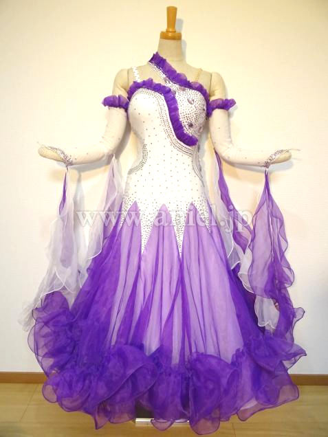 M4727・紫&白※試着不可