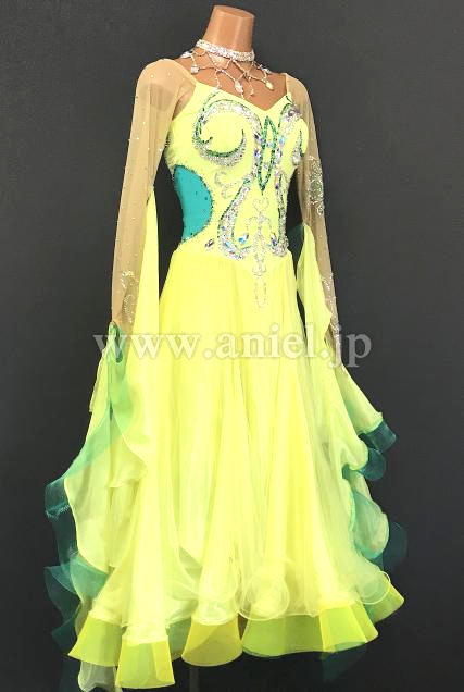 M7381・【チャコット】黄&緑