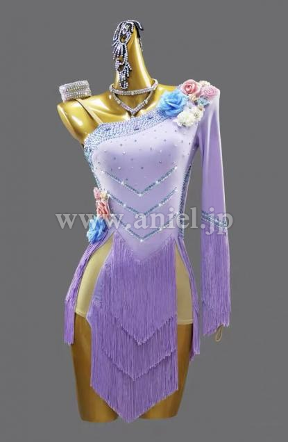 AL7483・ラベンダー花※試着不可