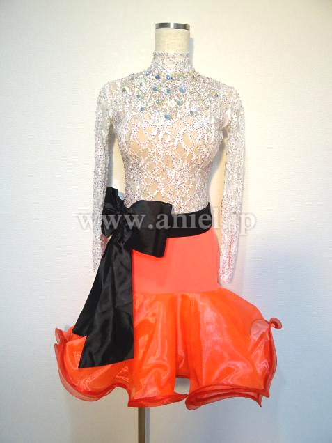 L3363・白&オレンジ