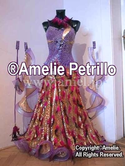 M2603・紫&ゴールド