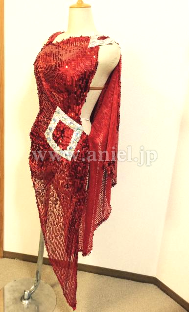 L2364・レッドスパンドレス※試着不可