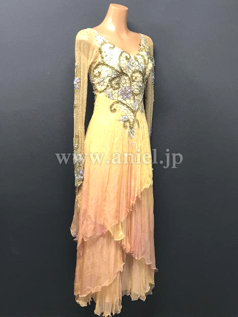 M7387・ゴールド&オレンジ※試着不可