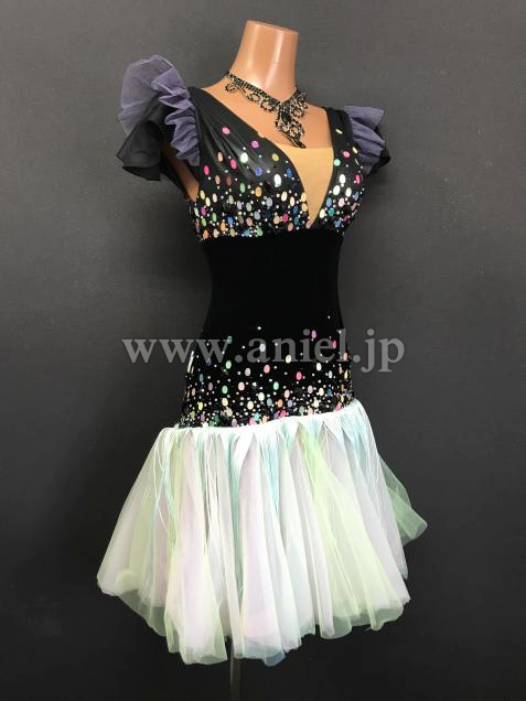 L6387・【gentil】黒&カラフル