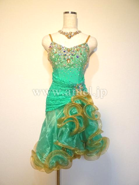 L3366・エメラルド&ゴールド