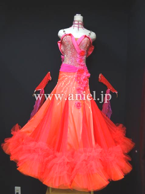 M4750・【Sapiel】コーラルオレンジ&ピンク