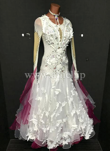 B214・白&マゼンダピンク