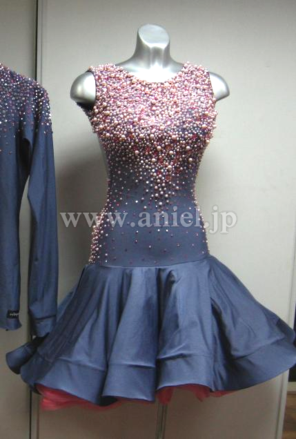 L1895・ヘマタイト&ピンク・ペア